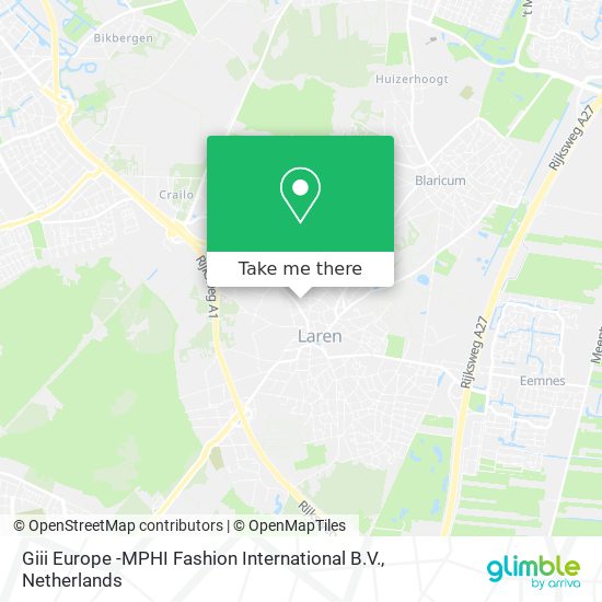 Giii Europe -MPHI Fashion International B.V. map