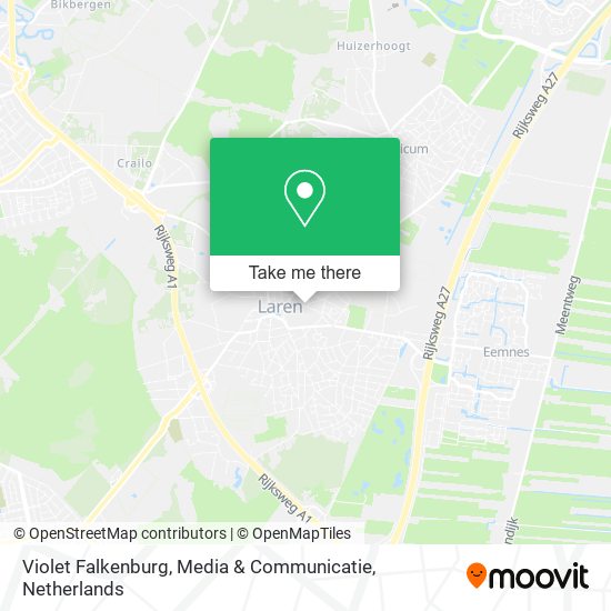 Violet Falkenburg, Media & Communicatie map