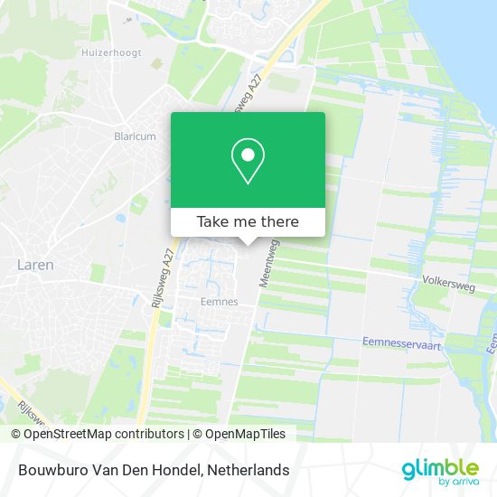 Bouwburo Van Den Hondel map