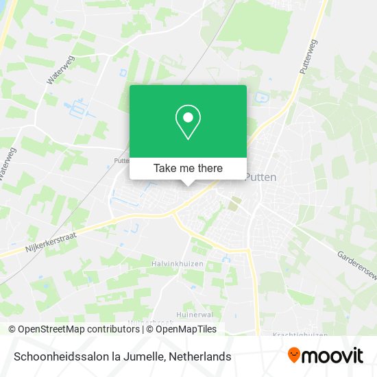 Schoonheidssalon la Jumelle map