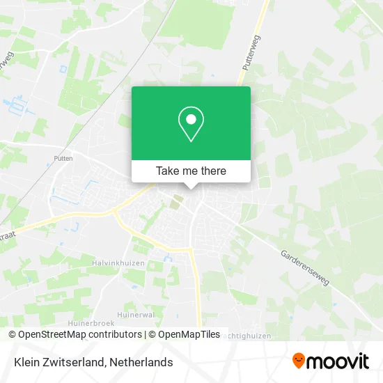Klein Zwitserland map