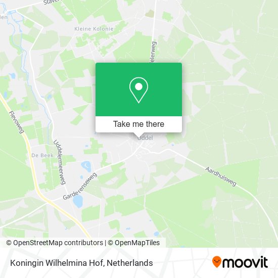 Koningin Wilhelmina Hof map
