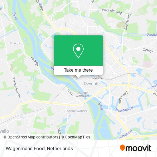 Wagenmans Food map