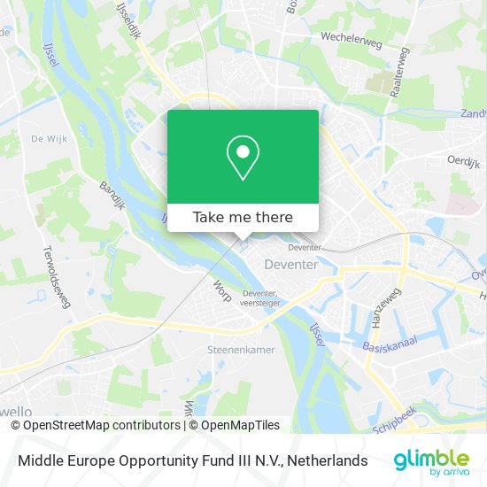 Middle Europe Opportunity Fund III N.V. map