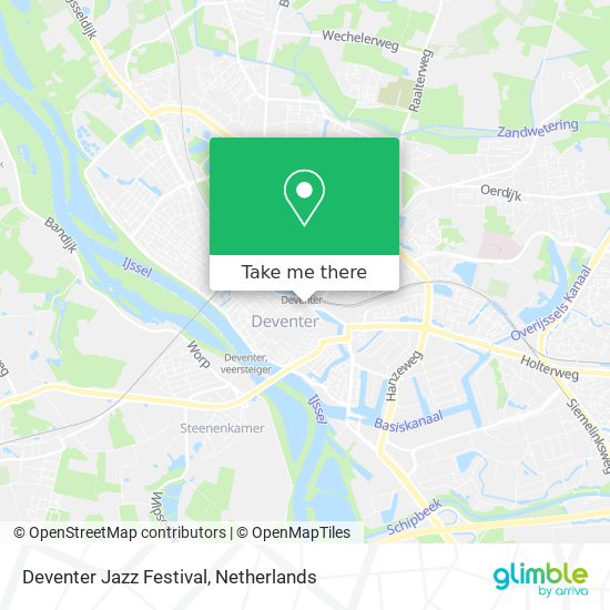 Deventer Jazz Festival map