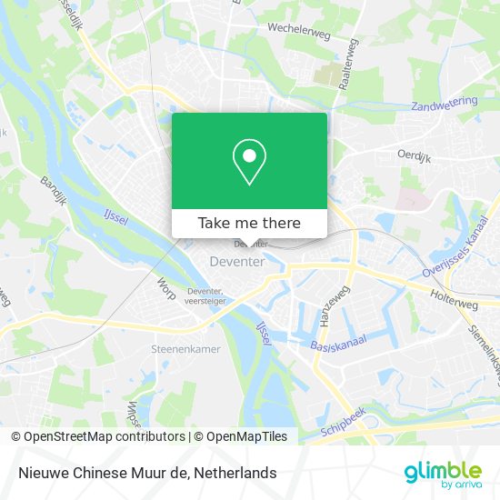 Nieuwe Chinese Muur de Karte