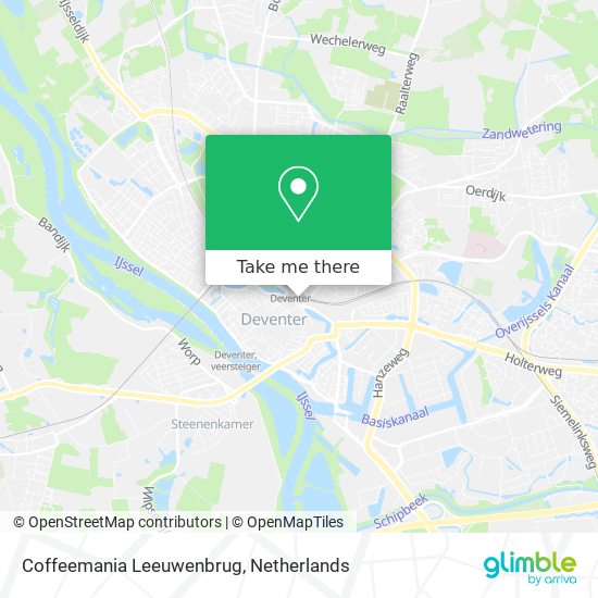 Coffeemania Leeuwenbrug Karte