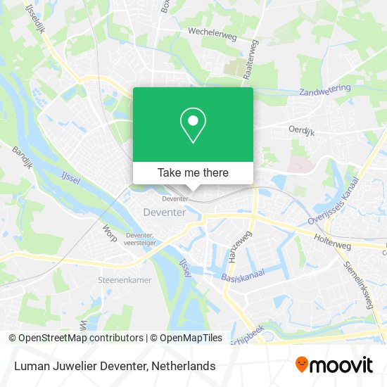 Luman Juwelier Deventer map