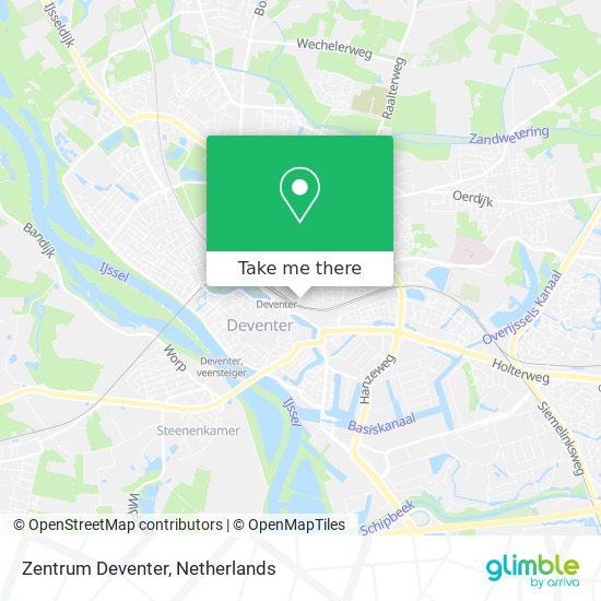 Zentrum Deventer map