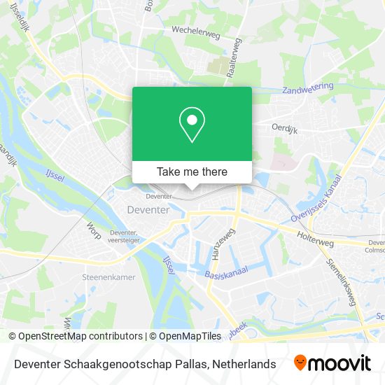 Deventer Schaakgenootschap Pallas map