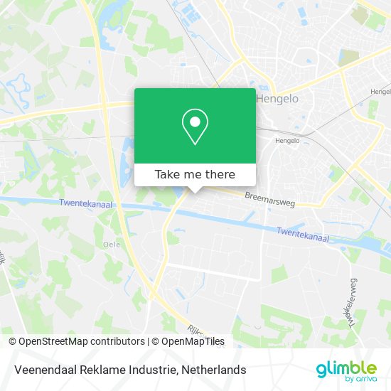 Veenendaal Reklame Industrie Karte