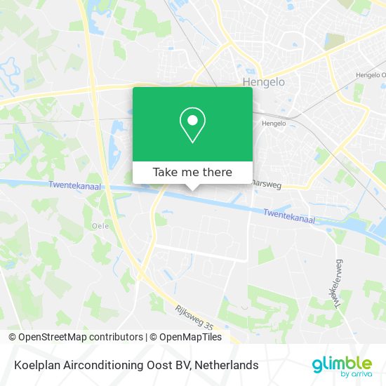 Koelplan Airconditioning Oost BV map