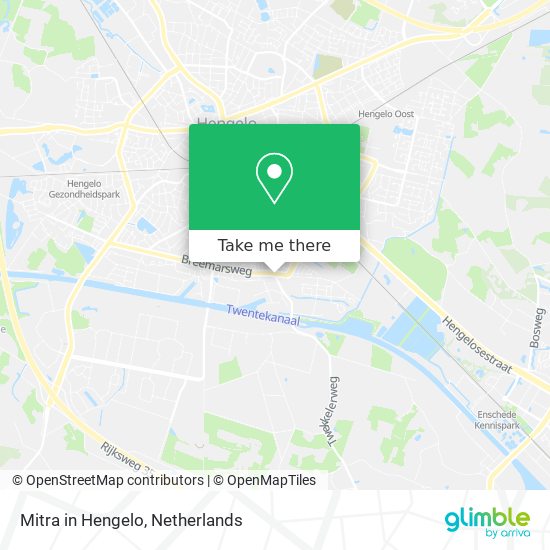 Mitra in Hengelo Karte