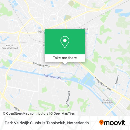 Park Veldwijk Clubhuis Tennisclub Karte