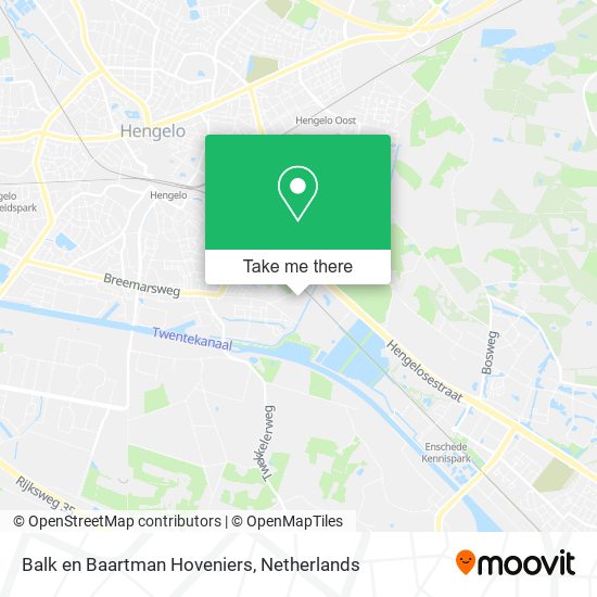 Balk en Baartman Hoveniers map