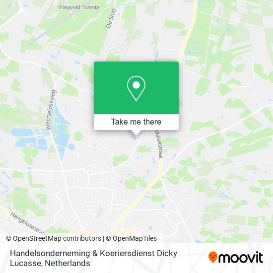 Handelsonderneming & Koeriersdienst Dicky Lucasse map