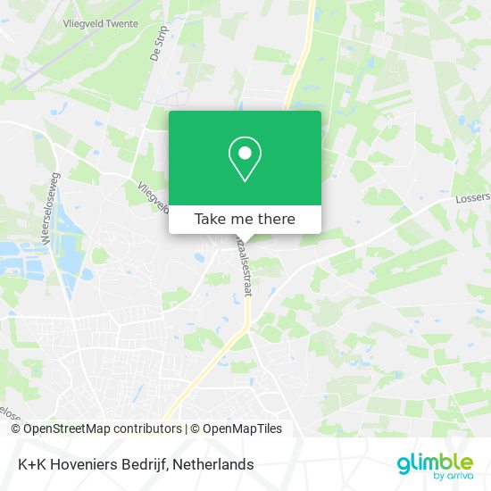 K+K Hoveniers Bedrijf map