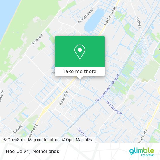 Heel Je Vrij map