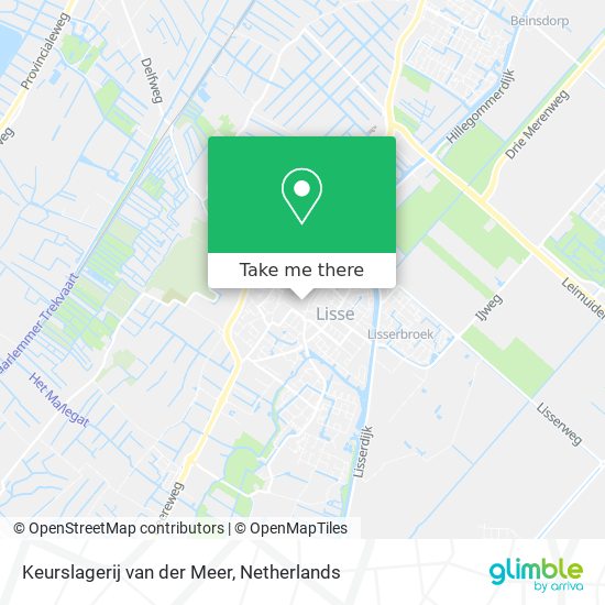 Keurslagerij van der Meer map