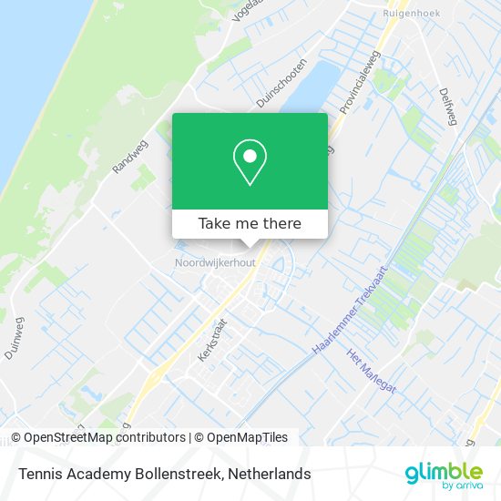 Tennis Academy Bollenstreek map