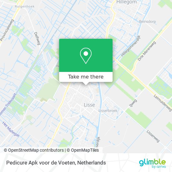 Pedicure Apk voor de Voeten Karte