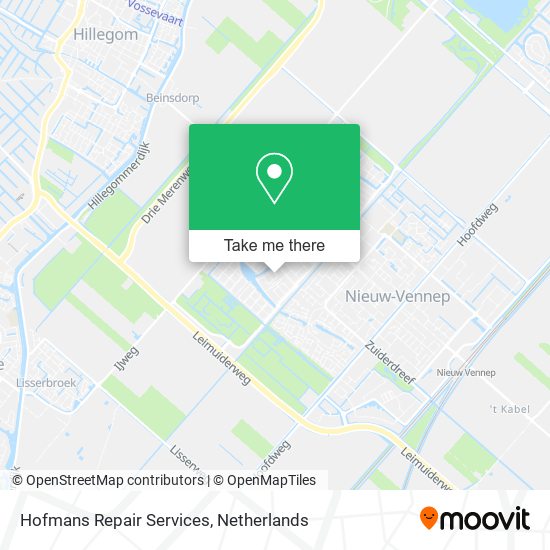 Hofmans Repair Services Karte