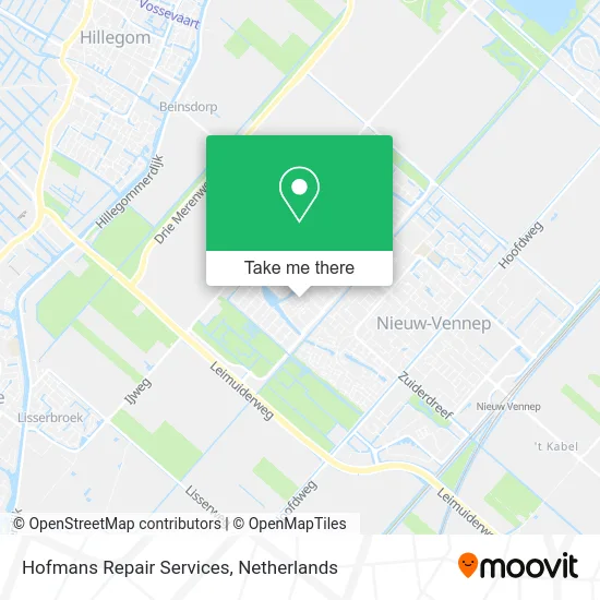 Hofmans Repair Services map