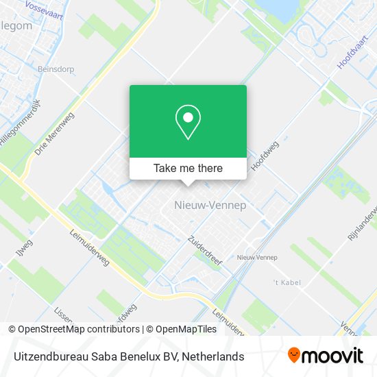 Uitzendbureau Saba Benelux BV map