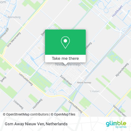 Gsm Away Nieuw Ven map