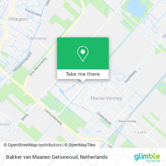 Bakker van Maanen Getsewoud map