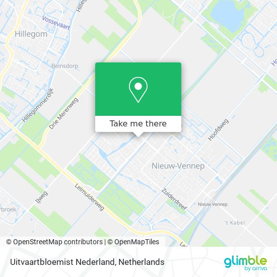 Uitvaartbloemist Nederland map