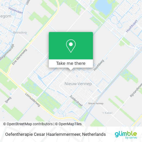 Oefentherapie Cesar Haarlemmermeer Karte