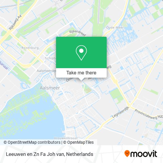 Leeuwen en Zn Fa Joh van map