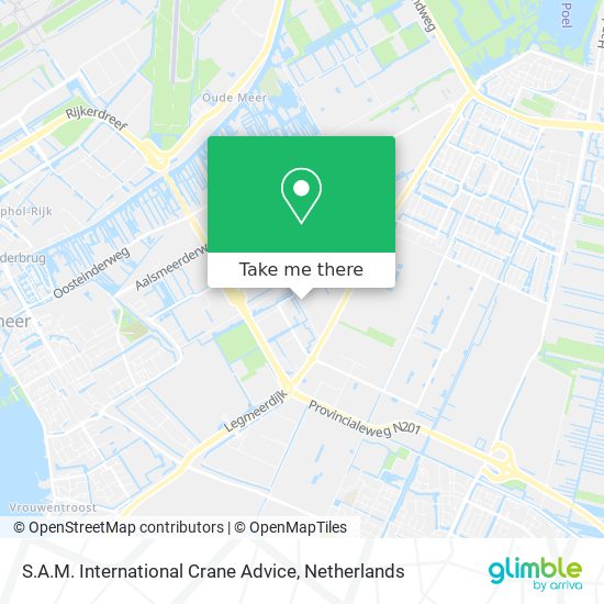 S.A.M. International Crane Advice map