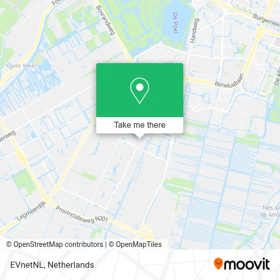 EVnetNL map