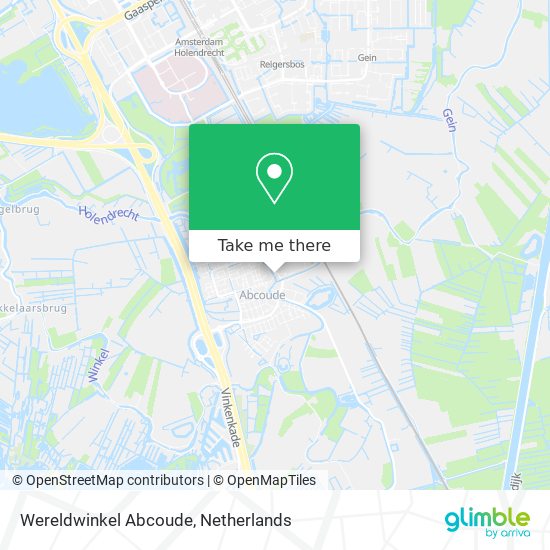 Wereldwinkel Abcoude map