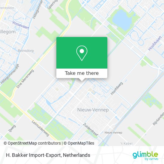 H. Bakker Import-Export map