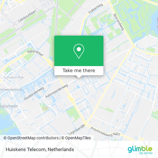 Huiskens Telecom map