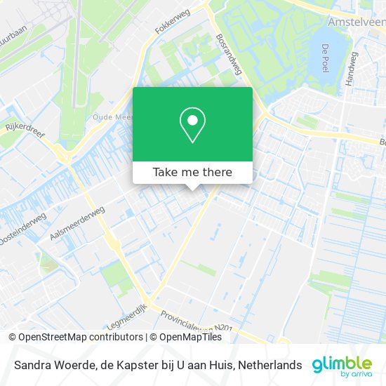 Sandra Woerde, de Kapster bij U aan Huis Karte