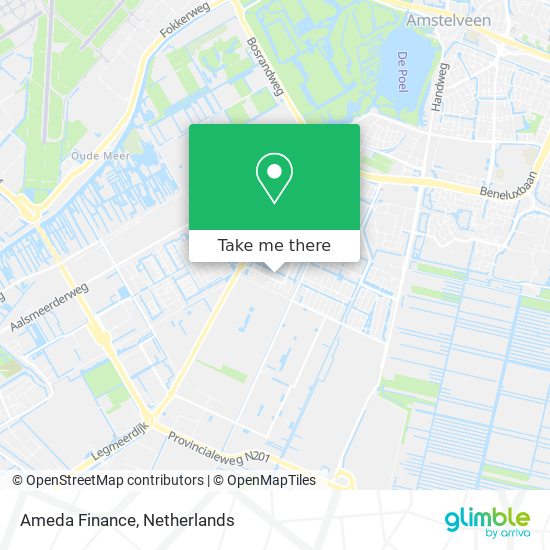 Ameda Finance map