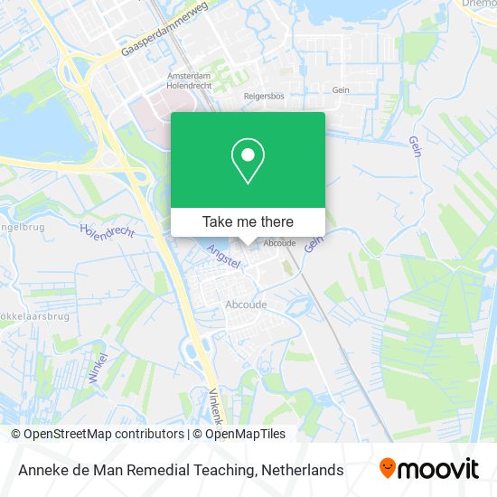 Anneke de Man Remedial Teaching Karte