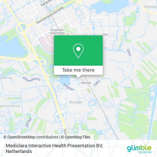 Mediclara Interactive Health Presentation BV map