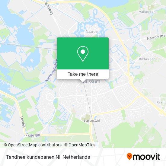 Tandheelkundebanen.Nl map