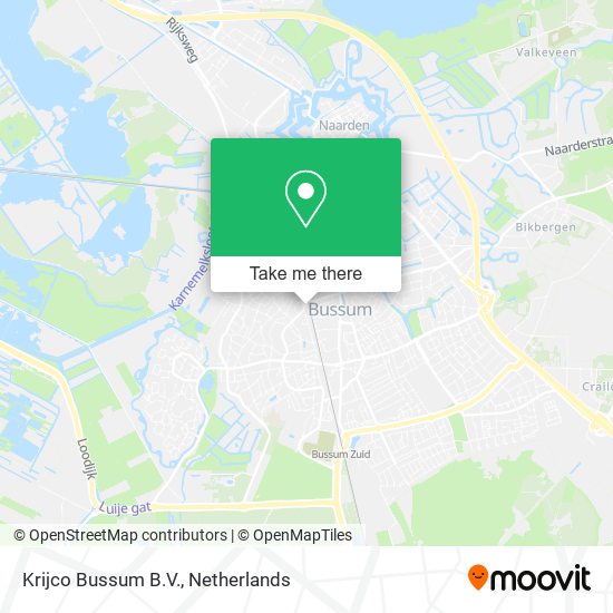 Krijco Bussum B.V. map