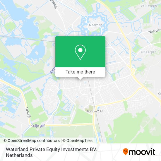 Waterland Private Equity Investments BV map
