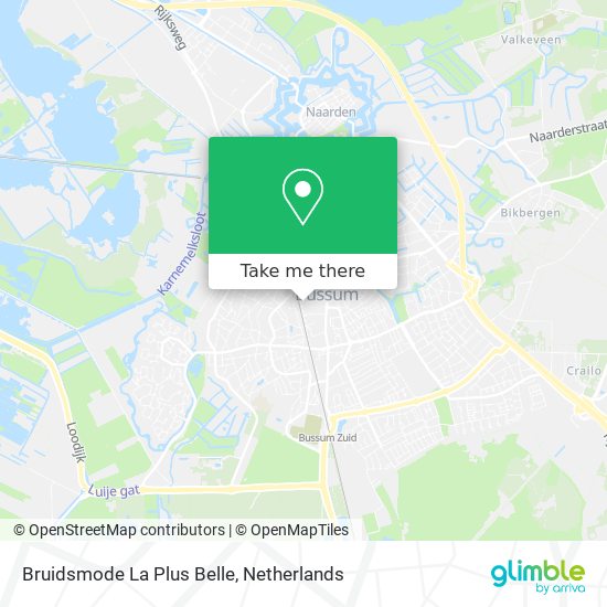 Bruidsmode La Plus Belle map