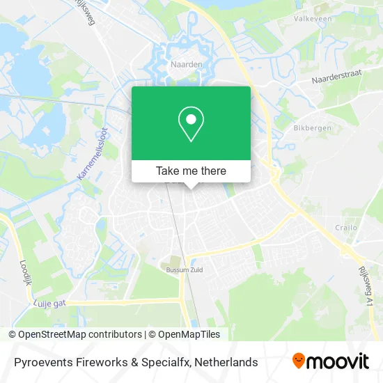 Pyroevents Fireworks & Specialfx map