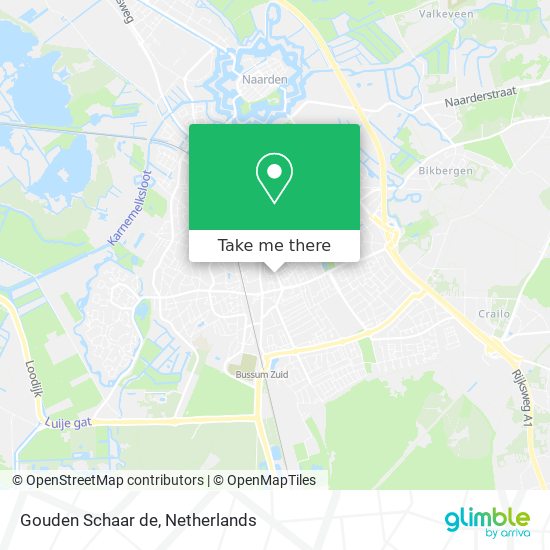 Gouden Schaar de map