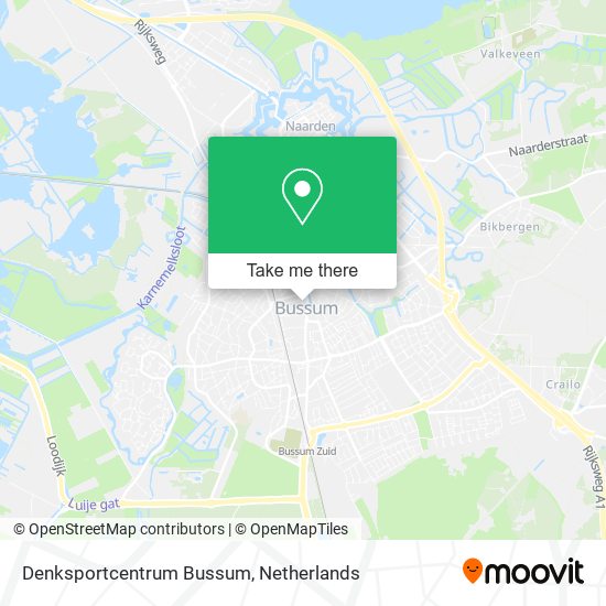 Denksportcentrum Bussum map