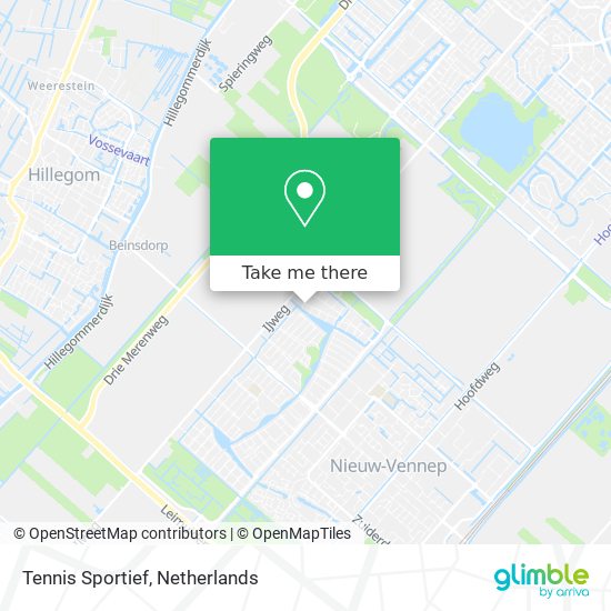 Tennis Sportief map